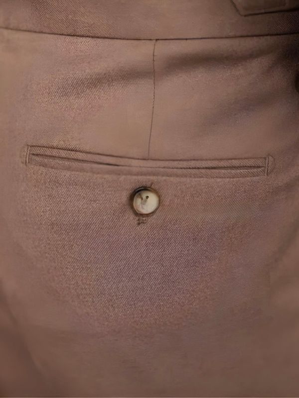 Italian Khakhi Signature Formal Gurkha Pants by ARVIANO